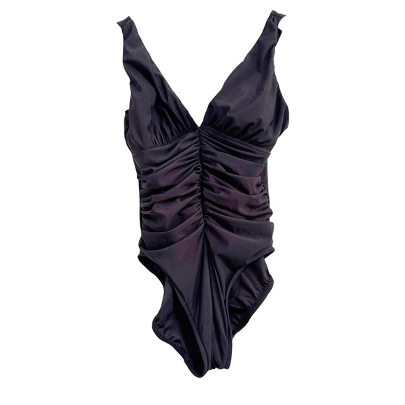 Miraclesuit Sonatina Ruched One Piece Black 10 - Picture 4 of 12